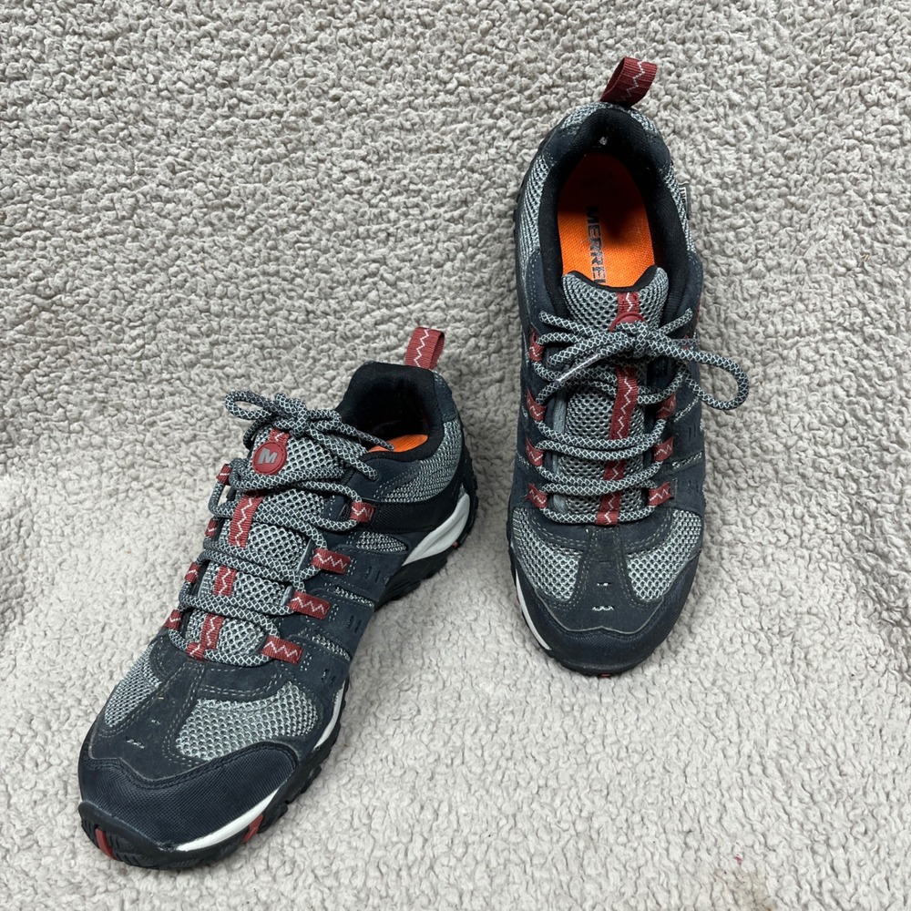 Merrell Moab Ventilator Hiking Shoes Mens Size 8 Granite Red Ochre Low Top